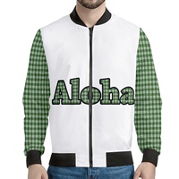 Veste décontractée pour homme CustomIsland Fashion Palaka Hawaiian Aloha avec imprimé lettres, grande taille, imprimé 3D, écologique et respirante