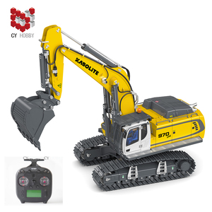 HUINA-Pelleteuse en alliage hydraulique avec télécommande, modèle professionnel, 4 en 1, 1/18 RC, - Product Image 5