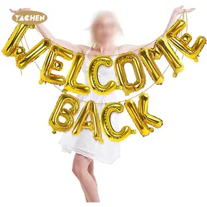 Yachen 2021 Welcome Home Ballons Foil Balloon Banner New Trend Passed ISO BSCI Tricolor 16 Inch Decoration Normal Air Picture