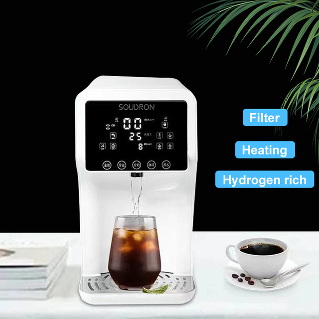 Countertop RO Water Purifier With Hydrogen Rich Water 1000ppb No Installation Needed