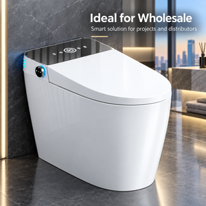 Trouvez des toilettes intelligentes électriques modernes similaires avec siège chauffant, bidet automatique et télécommande - Product Image 4