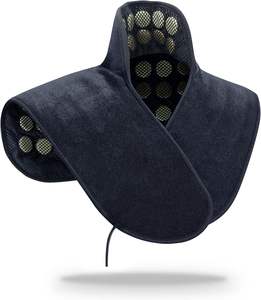 Gleichstrom elektrisch verstellbare Nacken- und Schulterkette Naturjade und Tourmaline Stein Heizkissen Wickeln - Product Image 1