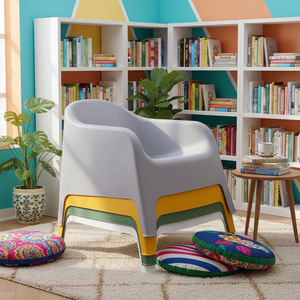 Chaises en <span class=keywords><strong>plastique</strong></span> avec dossier, fauteuils <span class=keywords><strong>de</strong></span> relaxation, design moderne, chaise <span class=keywords><strong>de</strong></span> salle à manger, <span class=keywords><strong>pour</strong></span> extérieur, loisirs, cours, usage domestique, balcons, salon - Product Image 5