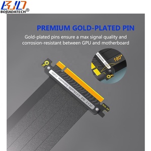 Câble d'extension de carte graphique PCI-E 4.0 16X vers PCIe X16, vente en gros d'usine, 20CM 30CM 60CM 80CM 100CM pour <span class=keywords><strong>RTX4090ti</strong></span> RX6800XT - Product Image 4