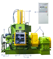Mélangeur pétrisseur automatique à agitation interne Banbury Factory Direct, modèle X(S)N-20L, 20L, 37kW, 380V, source réputée de Chine, garantie 3 ans