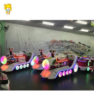 Haojile Juego para adultos Tren eléctrico Batería Azul Estilo británico Tren sin rieles para centro comercial y parque de atracciones en venta - Product Image 4