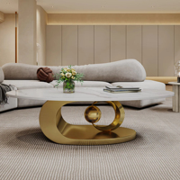 Tables basses convertibles mobiles de style rétro en marbre et métal, simples, nordiques, portables, luxueuses et modernes pour le salon, le chevet
