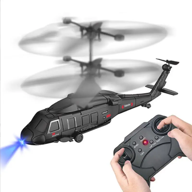 Kids 3.5CH Remote Control Helicopter Model Toys Kit Simulation Military RC Airplane Toys Rotation Radio Control Helicopter Toy