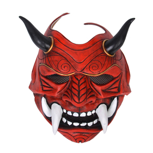 Máscara de Halloween de Monstruo Espeluznante, Máscara Decorativa de Demonio Hannya, Oni, Samurai, Noh, <span class=keywords><strong>Kabuki</strong></span>, Prajna, Diablo - Product Image 2