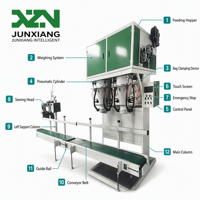 Máquina de Envasado de Gránulos Semiautomática de Doble Tolva de 10-50 KG para Alimentos, Productos Químicos y Granos