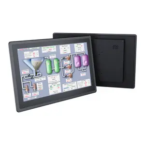 15,6 Zoll HMI I3 Industrial Touchscreen-Computer mit Win 10 LAN RS232 RS422 RS485 HDMI-Anschluss