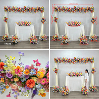 DKB Décoration de Mariage & Fournitures – Chemin de Table Floral Artificiel Premium pour Projets de Mariage et Décoration