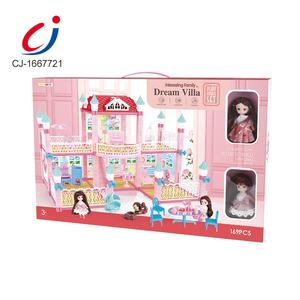 Casa De <span class=keywords><strong>Maison</strong></span> 169 pièces <span class=keywords><strong>Maison</strong></span> de rêve moderne <span class=keywords><strong>Maison</strong></span> de poupée pour enfants Meubles DIY Miniature Grande <span class=keywords><strong>maison</strong></span> de poupée pour enfants - Product Image 2