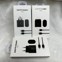 Sıcak Fırsat PD Hızlı Şarj Cihazı 25W 35W 45W 65W 120W Tip C USB Duvar Adaptörü Güç Kaynağı, C'den C'ye Kablo ile (ABD, AB, İngiltere Kombosu)