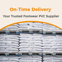 Personnalisable facilement Bondable respectueux de l'environnement mousse souple PVC granule pour chaussures semelle