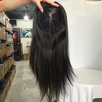 Extensions de cheveux humains européens Remy, toupet, intégration de cheveux en filet droit, pas cher, 4x6, 5x5, 6x6, pour femmes