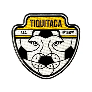 Vendita calda Soft Club Sport Team 3D Logo colorato personalizzato stampato toppa in plastica TPU ad alta frequenza Iron On Tpu patch indumento Badge