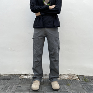 <span class=keywords><strong>Pantalon</strong></span> de randonnée pour <span class=keywords><strong>homme</strong></span> Auticup, style américain, automne, extensible, cargo, multi-poches, coupe tridimensionnelle, motif feuille - Product Image 4