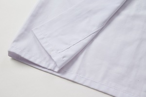 Bata Médica Larga de Polialgodón con Solapa de Muesca, Costuras Prensadas y Múltiples Bolsillos, Uniforme Blanco para <span class=keywords><strong>Hospital</strong></span> y Clínica - Product Image 5