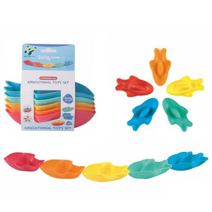 Juguetes de Verano para Bebés, Resistentes al Agua, con Forma de Tiburones Apilables, de Material PP, con Logotipo Personalizado MY TOYS - Product Image 1