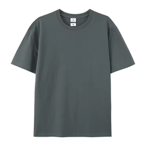 Camiseta deportiva de algodón 100% puro para hombre, personalizada por el fabricante, con estampado, de color sólido y talla grande, al por mayor. - Product Image 6