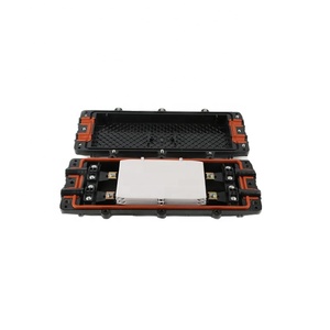 Boîtier horizontal extérieur pour câble à fibre optique FTTH 2 en 2, 24/48/96 fibres, avec raccordement traversant/branche/mi-étirement, en matériau PC, GJS-H011 - Product Image 2