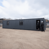 Conteneur Maison Bâtiment Modulaire Préfabriqué Extensible 20/40 pieds pour Food Truck et Boutique Mobile CE Rapide