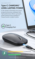 Ratón Inalámbrico con Logotipo Personalizado, Ratón Bluetooth Recargable