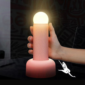 Lámpara de Noche LED, Lámpara de Mesa para Dormir, Interruptor de Mano, Recargable, Lámpara de Ambiente para Decoración de Dormitorio, Regalo de Cumpleaños - Product Image 1