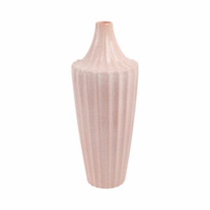 Vaso Decorativo Scanalato e Arrotondato per Soggiorno e Camera da Letto, Centrotavola per la Casa - Product Image 4