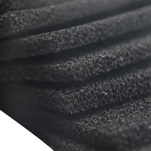 10-60Ppi Pore Size Activated Charcoal Sponge Air Filter Round Honeycomb Activated Carbon Filter Foam
