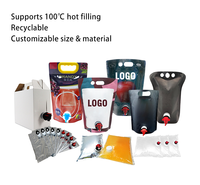 Doypack Personnalisé 3L avec Bec Vitop pour Café Infusé à Froid, Emballage Jus, Vin – Poche Boisson Souple avec Robinet