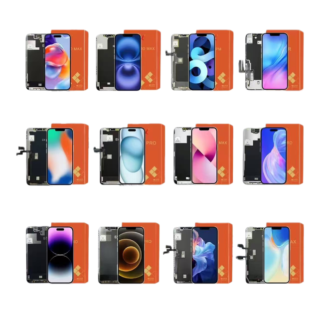 GX Incell Touch Screen for iPhone X XR XS Max 11 12 13 14 15 16 17Pro Max LCD Display Replacement Screen