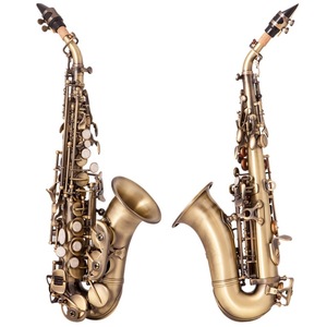 <span class=keywords><strong>Saxophone</strong></span> soprano Bb compact en laiton pour la vente en gros d'instruments de musique - Product Image 3