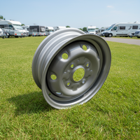 Jantes de remorque 4Jx12 pouces, jantes de voiture 4x114.3, jantes de camion 12X4J, jantes de remorque en acier pour pneus 145/70R12 155R12
