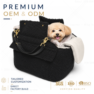 <span class=keywords><strong>BABAI</strong></span> Personalisierte OEM Kunstfell Weiche Dicke Winter Hundetragetasche Verstellbarer Riemen Komfortable Plüsch-Handtasche Tragbare Welpentasche - Product Image 1