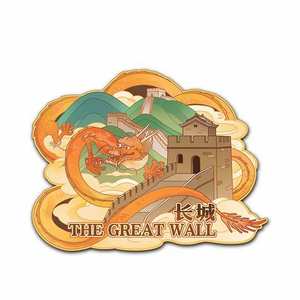 Imán de nevera magnético de metal de neodimio colorido personalizado con <span class=keywords><strong>nombre</strong></span> de ciudad de país impreso en 3D - Product Image 1