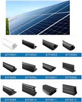 Bande d'étanchéité en caoutchouc EPDM en forme de T de haute qualité, extrudée, résistante aux intempéries, pour joint de cadre de panneau solaire photovoltaïque