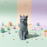 Fabricant OEM ODM Personnalisé : Porte-clés Statue de Chat Exquise et Réaliste, Porte-clés Chat Personnalisé pour la Saison des Fêtes
