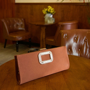 Pochette <span class=keywords><strong>de</strong></span> soirée pour femme en cuir velours, design carré avec cristaux, sac à main <span class=keywords><strong>de</strong></span> luxe pour dîner, sac à main à cadre, long portefeuille, poche pour té<span class=keywords><strong>l</strong></span>éphone - Product Image 3