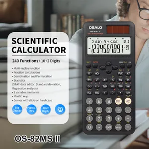 Çocuklar için 2024 yeni yıl hediye 240 fonksiyon bilimsel hesap özelleştirilmiş büyük ekran Calculadora öğrenci Calculadora Cientifica