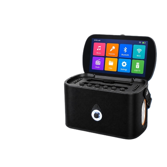 Intelligent Outdoor Karaoke Video Audio Portable Home Karaoke Song Selection All-in-one Machine KTV Audio System