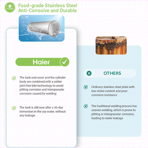 <span class=keywords><strong>Chauffe</strong></span>-<span class=keywords><strong>eau</strong></span> solaire Haier <span class=keywords><strong>200L</strong></span> 300 litres, système domestique, à tubes sous vide non pressurisés - Product Image 4