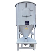 Approvisionnement d'usine 500kg 1000kg 3000kg mélangeur Vertical alimentation en granulés de plastique poudre sèche chauffage automatique malaxeur