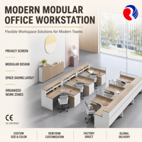 Bureau commercial moderne en bois avec tiroirs et structure métallique pour poste de travail en immeuble de bureaux – Vente en gros