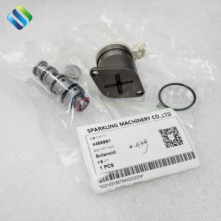 Solenoid Valve 4455991 for ZX120 ZX200 Excavators - Reliable