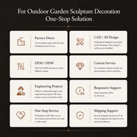Sculpture de lion géométrique moderne en acier inoxydable YOUFINE, personnalisée pour l'extérieur, les campus d'entreprise et l'art public