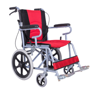 Silla <span class=keywords><strong>de</strong></span> Ruedas Manual Ligera, Plegable y Portátil, para Adultos, Personas con Discapacidad, Ancianos, Uso Doméstico y Exterior - Product Image 1