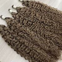 Ruyihair 12A Cheveux humains bruts bouclés en vrac pour tressage sans trame, colorés, 100g, cheveux humains naturels vietnamiens pour tressage