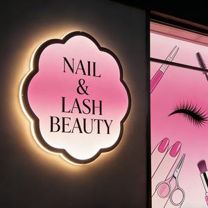 No Moq Custom Ultra-Thin Acrylic Light Box Sign Illuminated Business Sign Ultra <strong>Slim</strong> LED Light Box for Shop Decor - Product Image 1